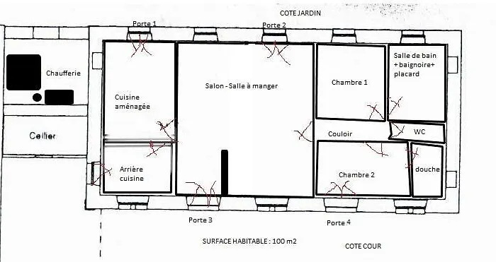 -belle Maison Dans Ancienne Ecole-tarif Reduit Hors We ! Chanzeaux